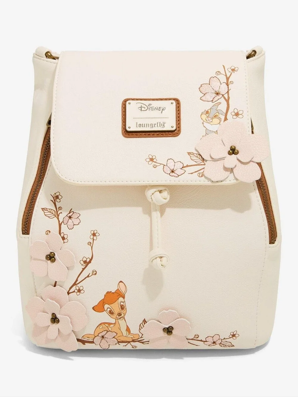 Loungefly Disney Bambi Cherry Blossom Flap Mini Backpack